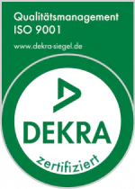 ISO-9001-Siegel der isento GmbH